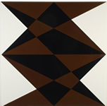 Composition in 2418 Brown, 2025 Black and 3015 White